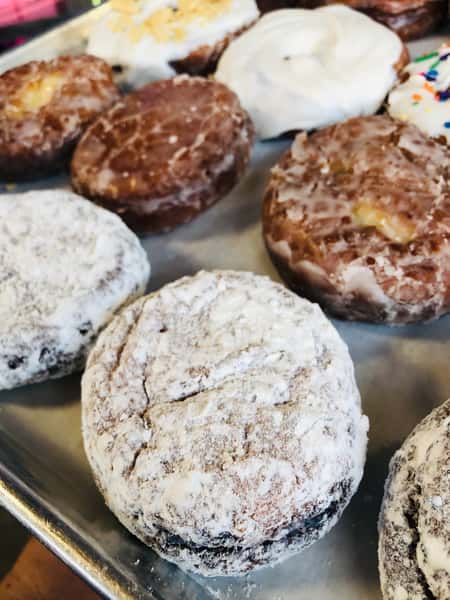 Strawberry Jelly Filled Yeast Donut