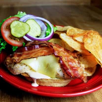 open faced sanwich
