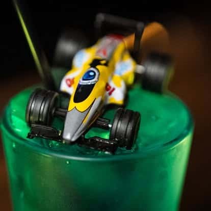 cocktail with toy