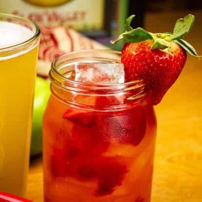 strawberry flavored refreshment