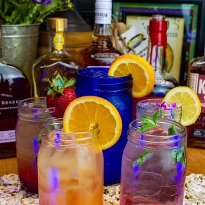 Assortment of drinks