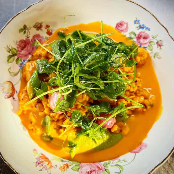 Artisan Peas and Carrots presentation