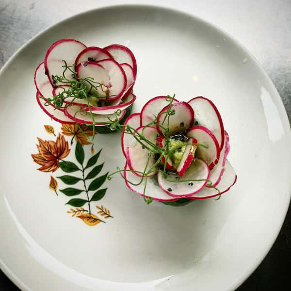 Radish Tart florets