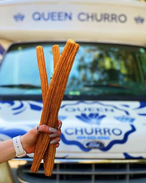 churros in front of truck