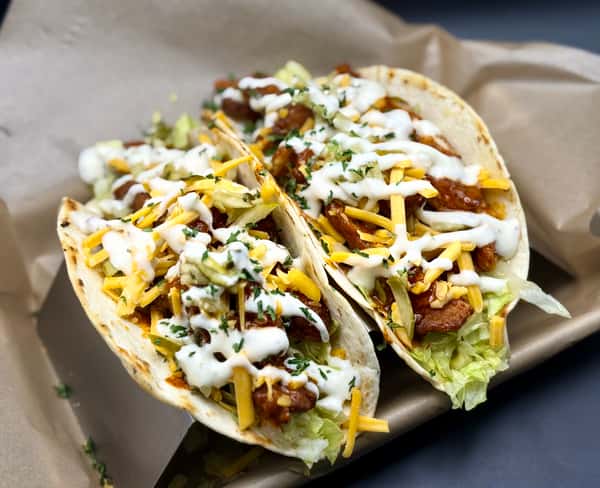 Nashville Hot Crispy Chicken Tacos