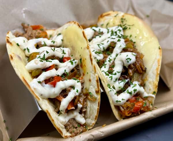 Philly Cheesestake Tacos