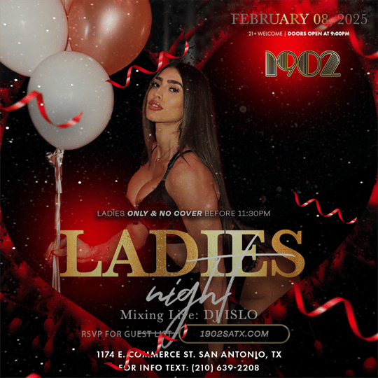 LADIES NIGHT 2-8-25