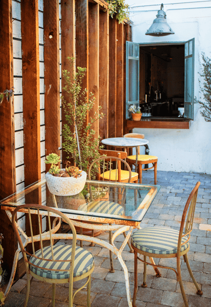 Patio seating