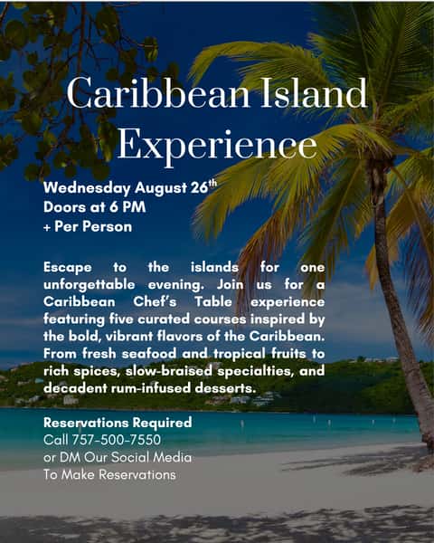 August Chef Table - Caribbean Island Experience