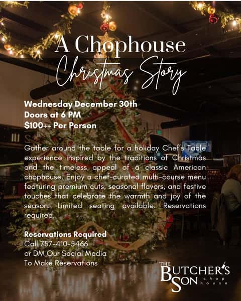 December Chef Table - A Chophouse Christmas Story