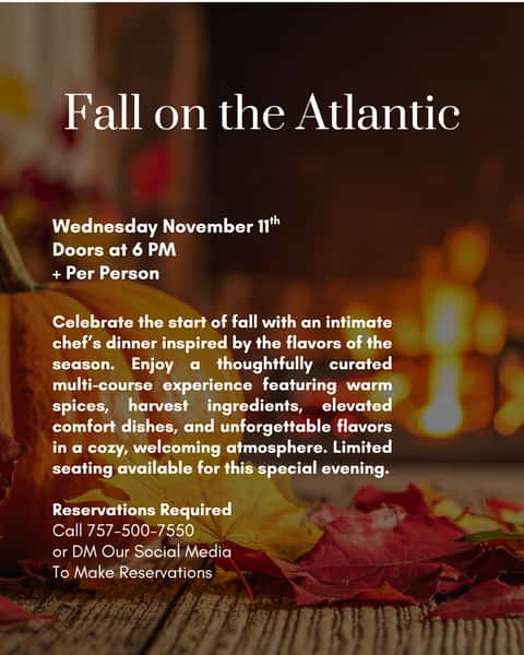 November Chef Table - Fall on the Atlantic