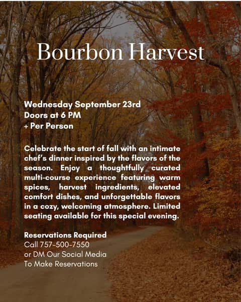 September Chef Table - Bourbon Harvest