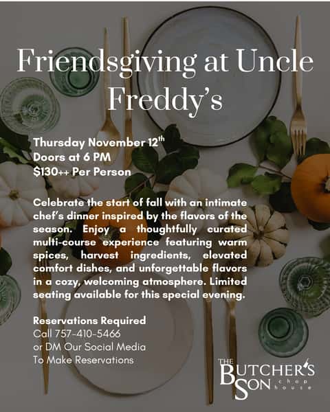 November Chef Table - Friendsgiving at Uncle Freddy's