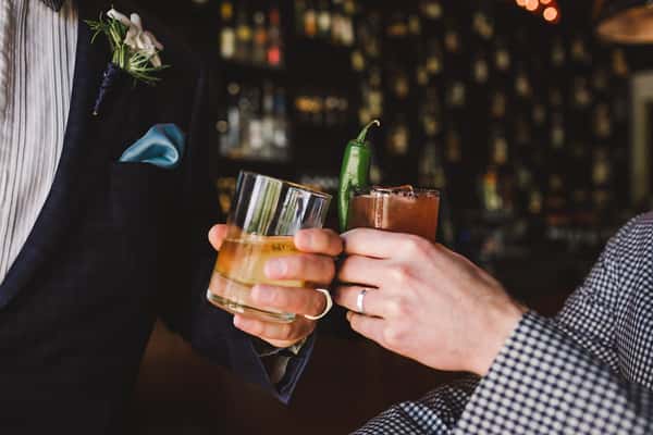 Toasting drinks