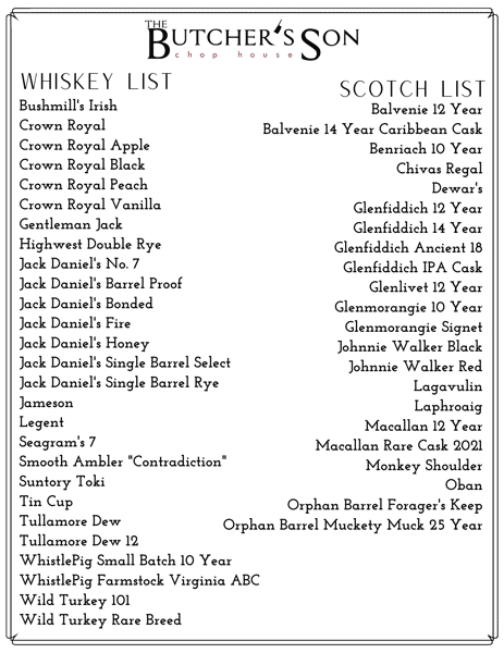 whiskey