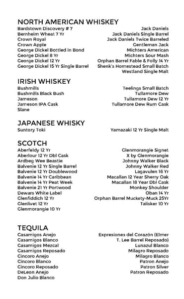 scotch tequila