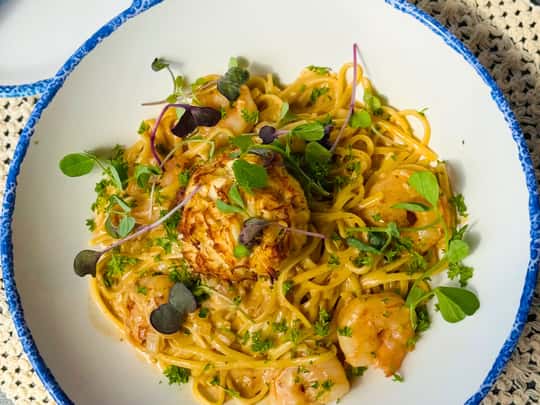 Shrimp & Crab Pasta Marsala