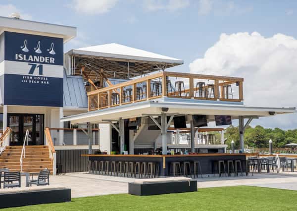 Full Boat Ramp Bar and Courtyard