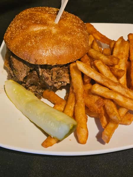 Jamaican Pulled Pork Sandwich