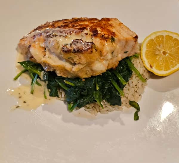 Shrimp Stuffed Atlantic Salmon