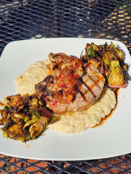 14 Day Dry Aged Pork Chop All Day Menu The Garden State Grill