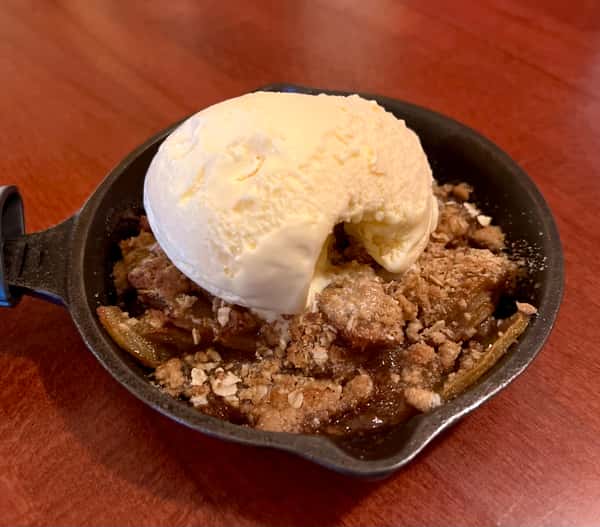 Maple Bourbon Apple Crisp