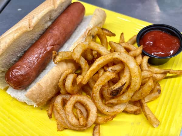 Kid's Hot Dog with Fries or Fruit