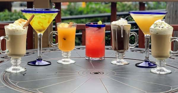 Collection of drinks.