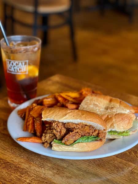 Shrimp, Oyster, New Orleans Roast Beef Debris, or Fish Po Boy