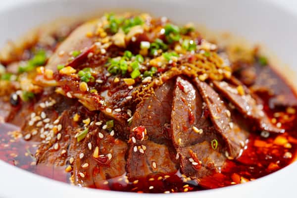 Beef and Tripe with Chili Oil 夫妻肺片