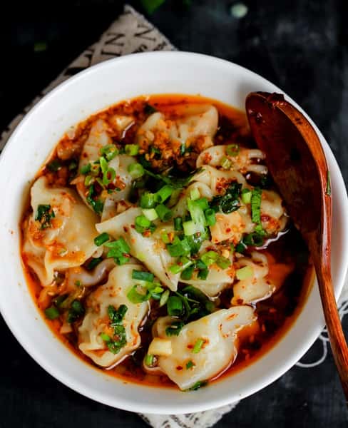 Szechuan Shrimp Dumplings 成都红油虾饺