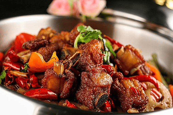 飘香排骨 Dry Pepper Pork Ribs