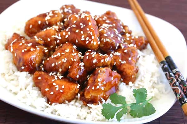 Sesame Chicken Combo 套餐-芝麻鸡