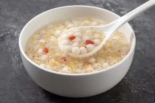 Mini Rice Balls with Sweet Rice Wine Soup 桂花酒酿小圆子