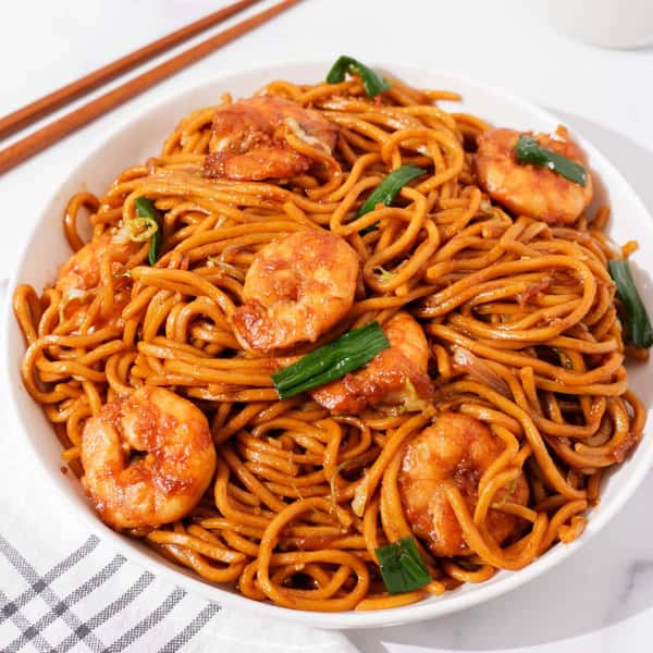 Shrimp Lo Mein Combo 套餐-虾捞面