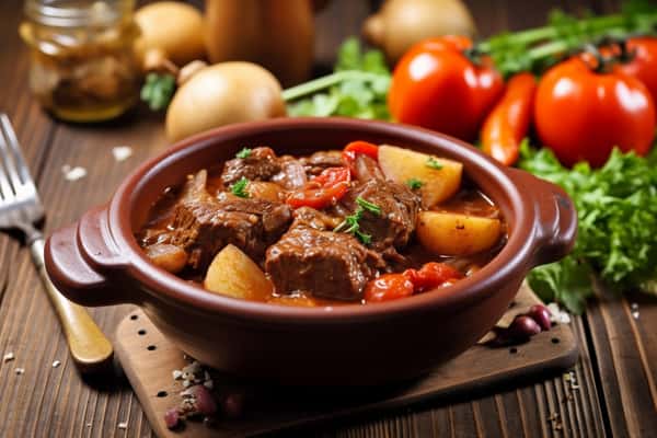 红焖牛肉 Beef, Potato & Tomato Stew