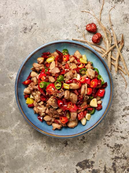 田园小湘鸡 Bone-in Chicken with Thai Hot Chili