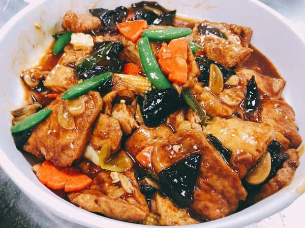 Stir Fried Braised Tofu 红烧豆腐