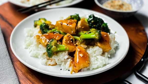 Chicken and Broccoli Combo 套餐-芥兰鸡