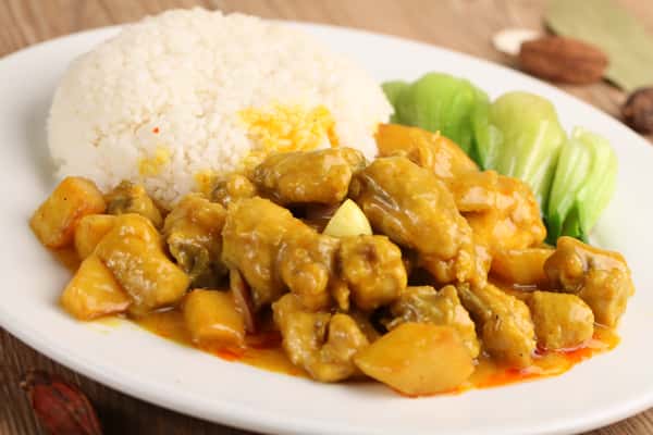 Curry Chicken Combo 套餐-咖喱鸡