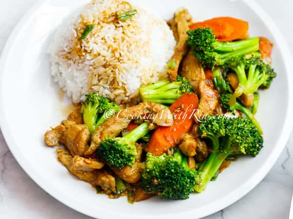 Mix Veggie with Chicken Combo 套餐-杂菜鸡