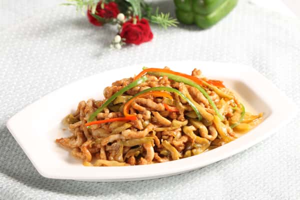 笋尖肉丝 Shredded Pork with Bamboo Shoot