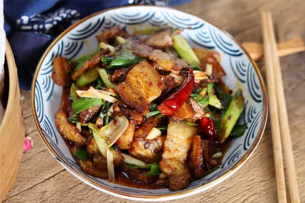 川香回锅肉 Twice Cooked Pork Belly