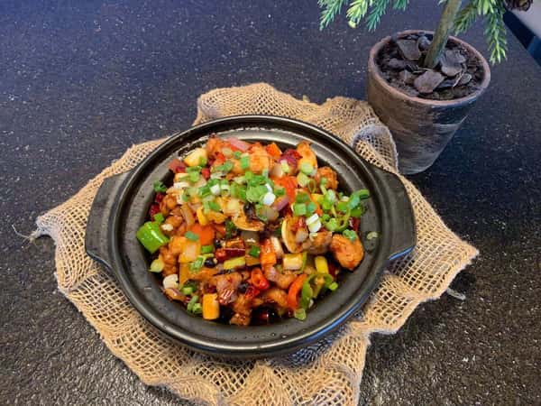 Spicy Black Bean Chicken 乐山蜀香鸡
