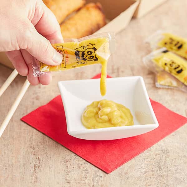Hot Mustard Packets 黄芥末酱包