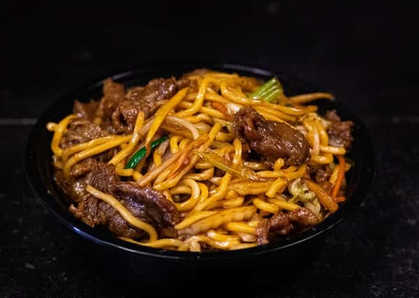 Beef Lo Mein Combo 套餐-牛捞面