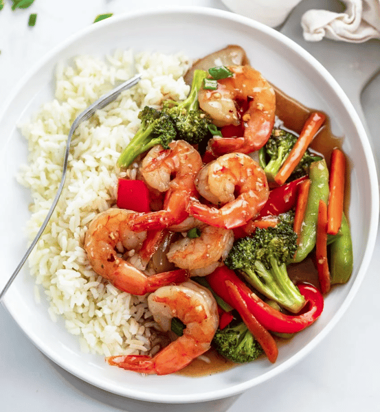 Mix Veggie with Shrimp 套餐-杂菜虾
