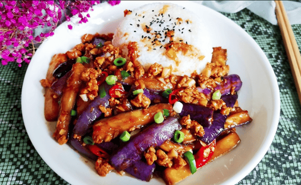 Garlic Eggplant 套餐-鱼香茄子