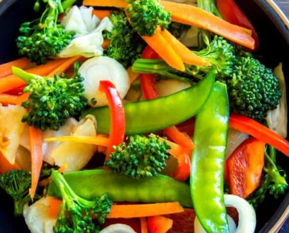Steamed Seasonal Vegetables