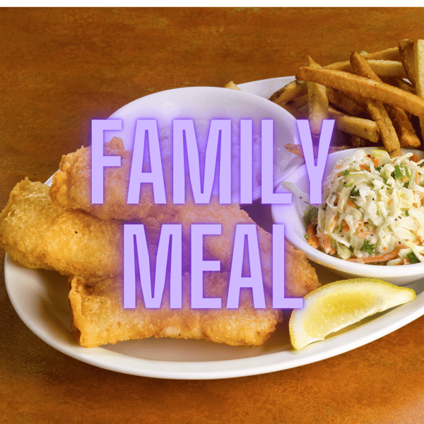 Family Meal Haddock F&C